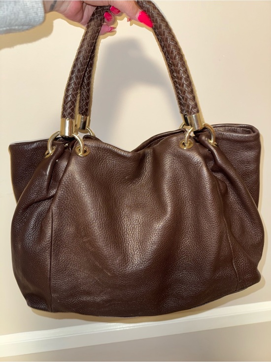 Dkny Handbags - DKNY Brown Leather Tote Handbag - Women Bags